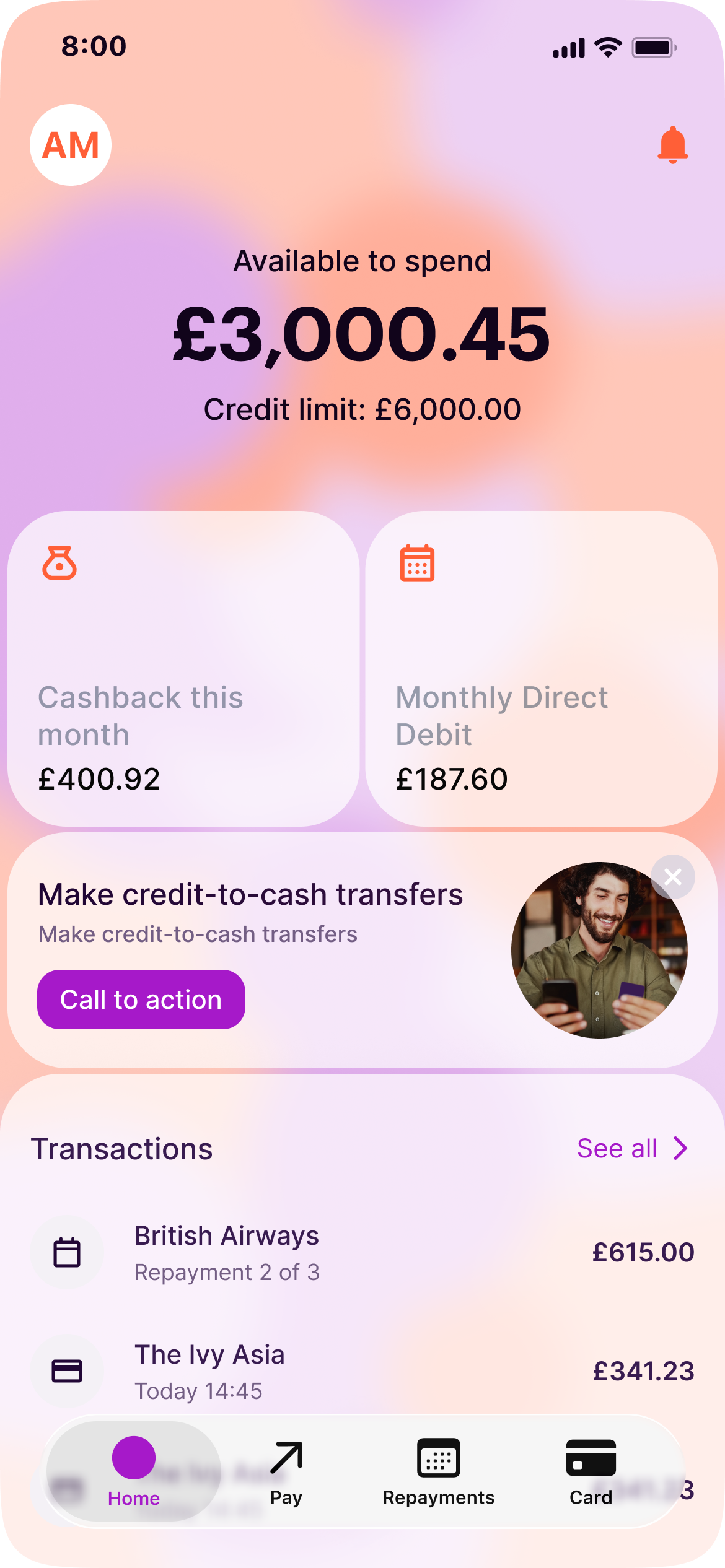 Examples of mobile app design