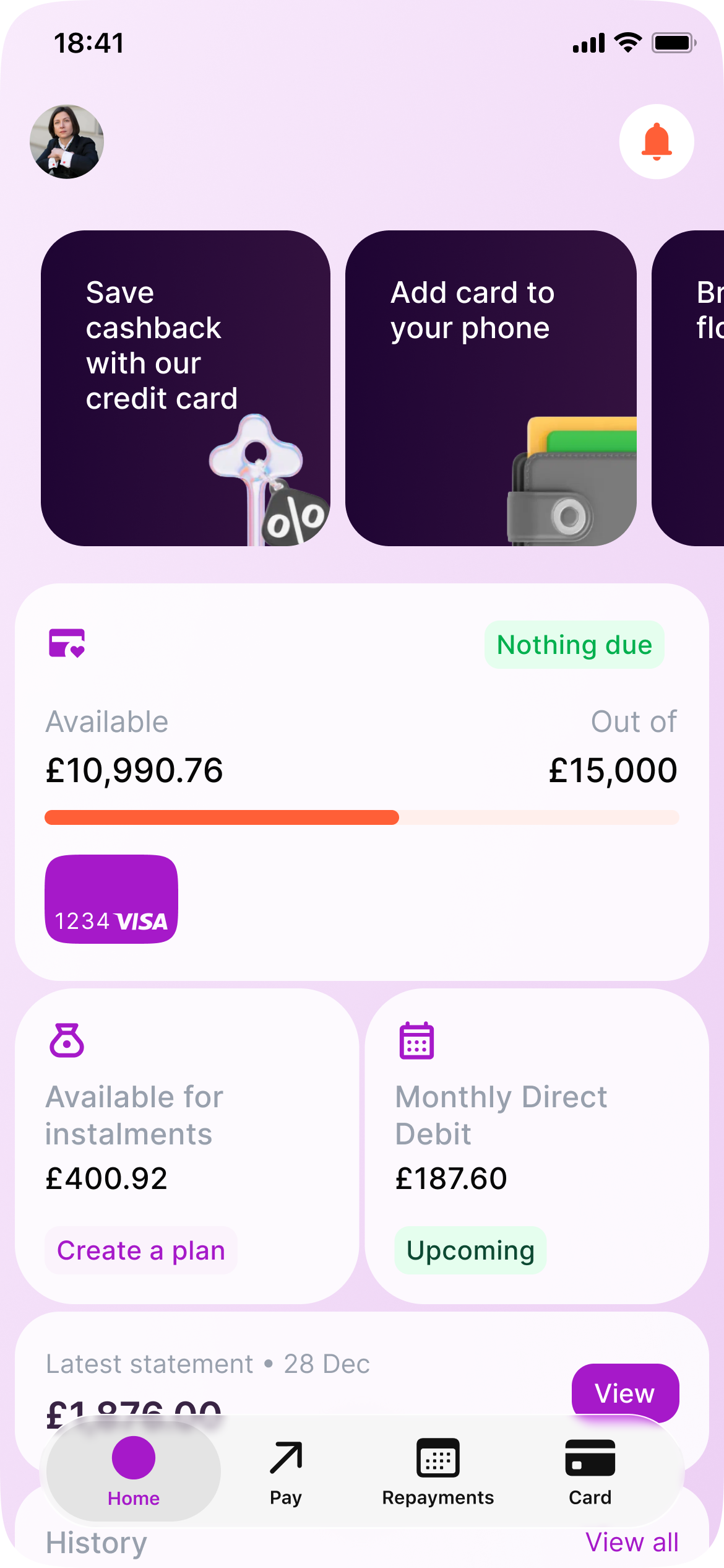 Examples of mobile app design